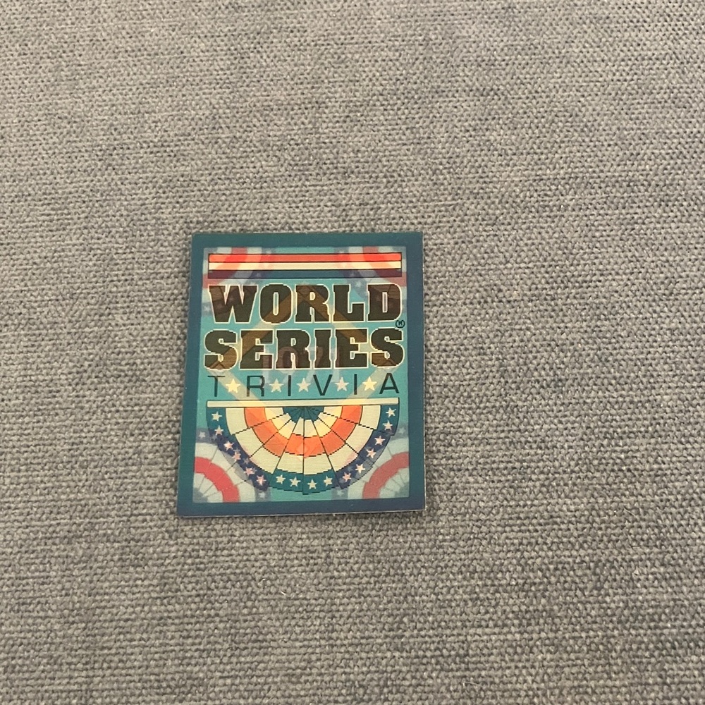 1991 Score 1971 World Series Trivia Card Baseball Card Trading Card